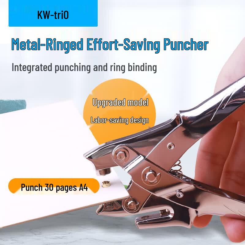 KW-triO 9718 Single Hole Punch with Eyelet Setter CN plug (adapter included)