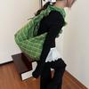 Vintage kostkovaná crossbody taška Japonská dámská taška přes rameno Ins kostkovaná taška přes rameno pro dojíždění
