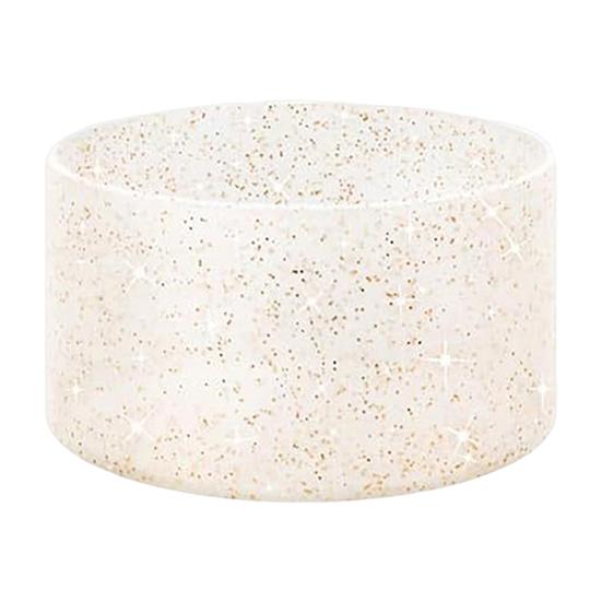 Silikonový návlek na kelímek s třpytkami, protiskluzový, tepelně izolační kryt, lehká podložka pod láhev na vodu pro tumbler