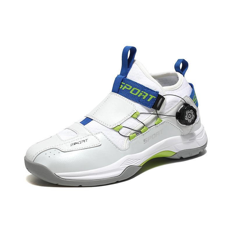 Shock-absorbing shoes, breathable badminton shoes, men's training, light competition, wear-resistant tennis shoes, the same non-slip summer women