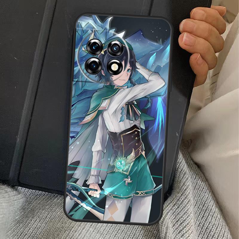 Genshin Impact Venti Case For OnePlus 15 13T 13 12 11 13R 12R 10R 10T 8T OnePlus Nord 5 CE 3 4 Lite N20 N30 Cover