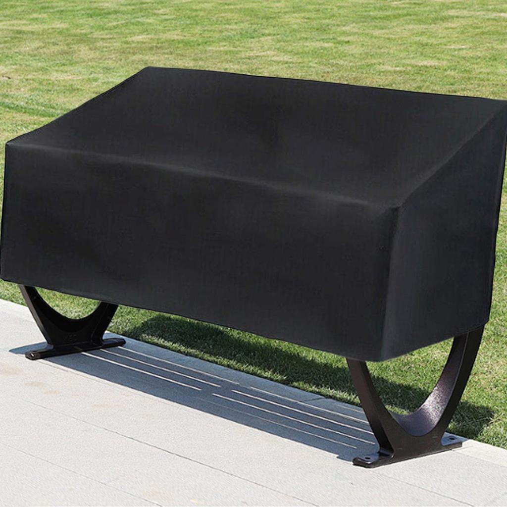 Outdoor Bench Cover Weather Resistant Patio Furniture Cover Furniture Dust Protector for Snow Sun Summer Winter Lawn Porch Yard