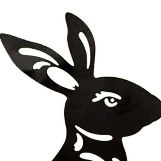 Garden Stake Creative Shape Wear-resistant Acrylic Lawn Stake Easter Rabbit Yard Art Ornament for Home