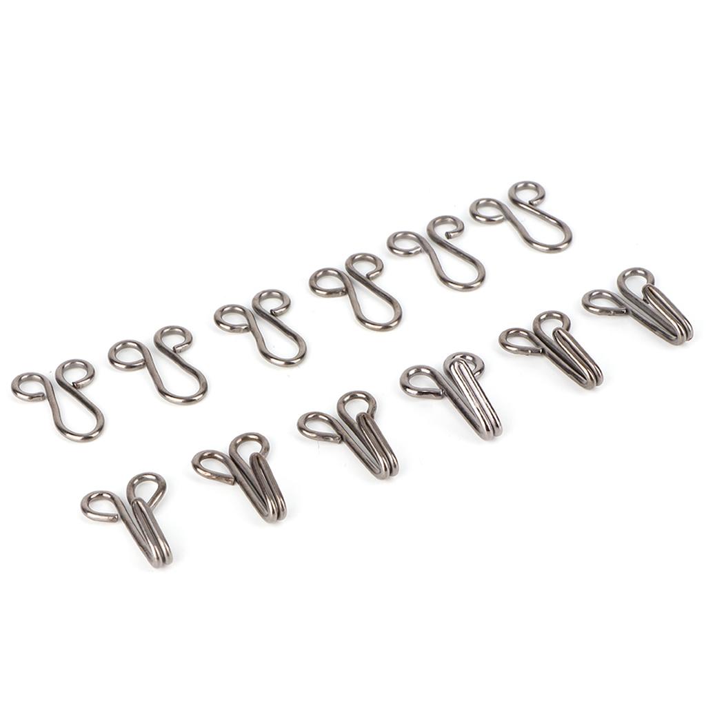 10 Pcs Fur Coat Hook Fasteners Sew for Over Coat Underwear
