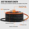 SucceBuy Self-Regulating Pipe Heating Cable Snow Melting Drain Water Pipe Freeze Protection Heat Cable for Protect PVC Hose Wire