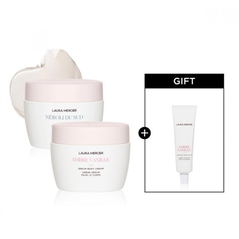 

Laura Mercier Serum Body Cream Duo Amber Vanilla Gift Neroli de Sud/Almond coconut