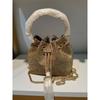 2026 Womens Crystal-Embellished Crossbody Bag Fringe Detail Small Square Shoulder No Top Handle