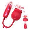3in1 Thrusting Anal Vibrator Female Rose Sucking Clitoris Stimulator Dildo Licking Vagin Massager Masturbator Sex Toys for Women