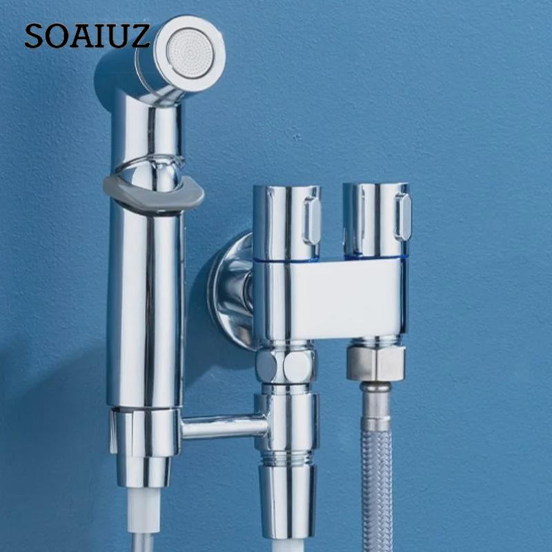 Bidet Spray Gun Set High-pressure Handheld Portable Bidet Spray Gun for Bathroom Cleaning Washing Bathroom Accessories