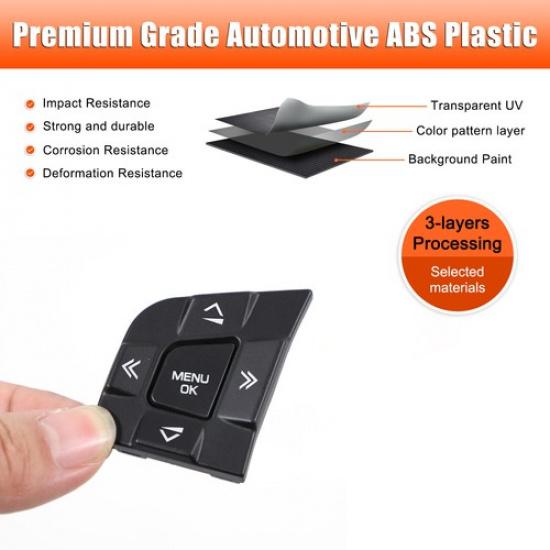 Left Steering Wheel Switch Button Cover For LR Discovery Sport L550 LR095537