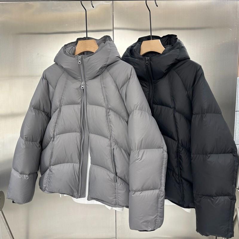 Mens Down Puffer Jacket Winter Warmth Thick Hooded Duck Coat Casual Fashion