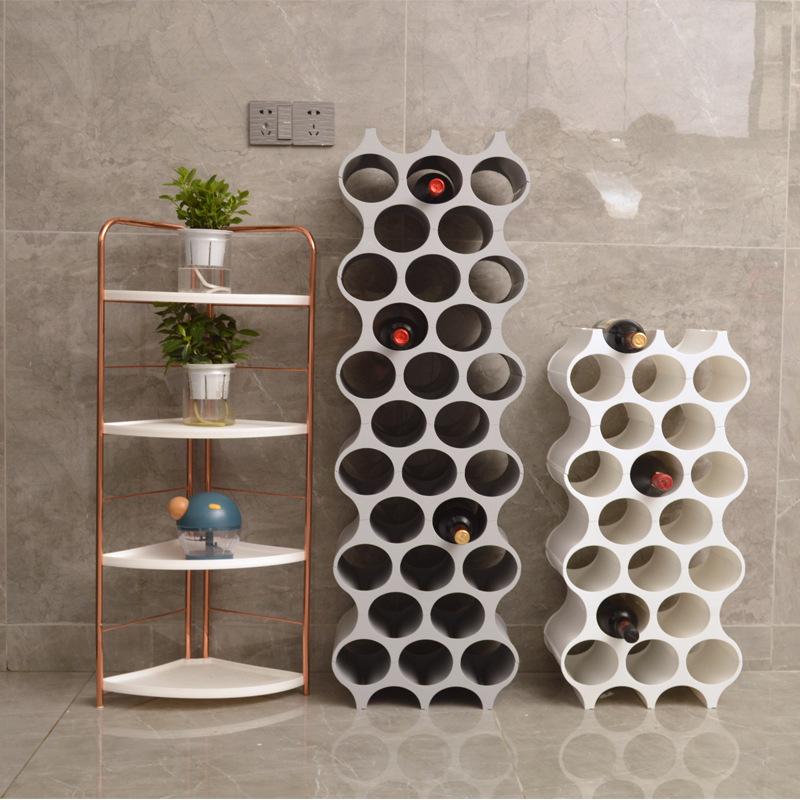 Nordic Creative Wine Rack Cabinet - Japanese & Korean Fashion Style