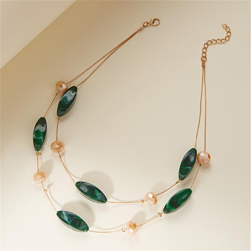 Alloy Collarbone Necklace with Geometric Designs for Various Occasions