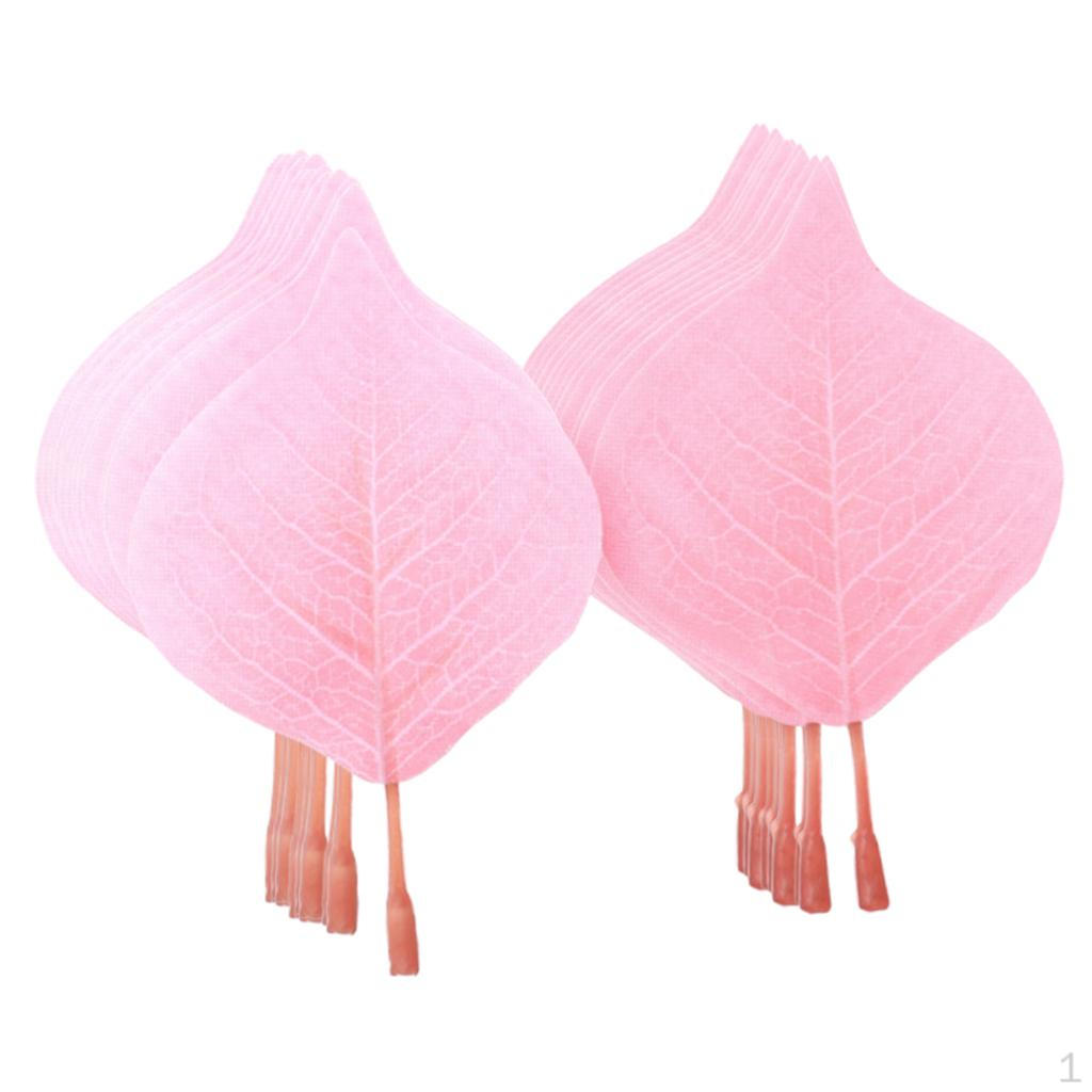 

50 шт. Листья DIY Валентина Букет Головной убор Изготовление Декор Pink