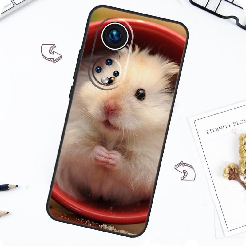 Cute Lovely Pet Hamster Case For Honor Magic 7 5 6 Lite Honor 200 Pro X8b X9a X8a X8 X9 X9c X9b 50 70 90 Lite Cover