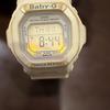 Used CASIO Baby-G Casio Digital Watch Main Unit ConfiRMed Working! White