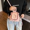 Hello Kitty Pu Mini Backpack With Splicing Design For Daily Use