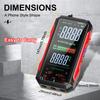 Voice Broadcast Digital Multimeter 6000 Counts Auto-ranging DMM Multi Tester Easy To Read with Carry Case for Continuity Diode N