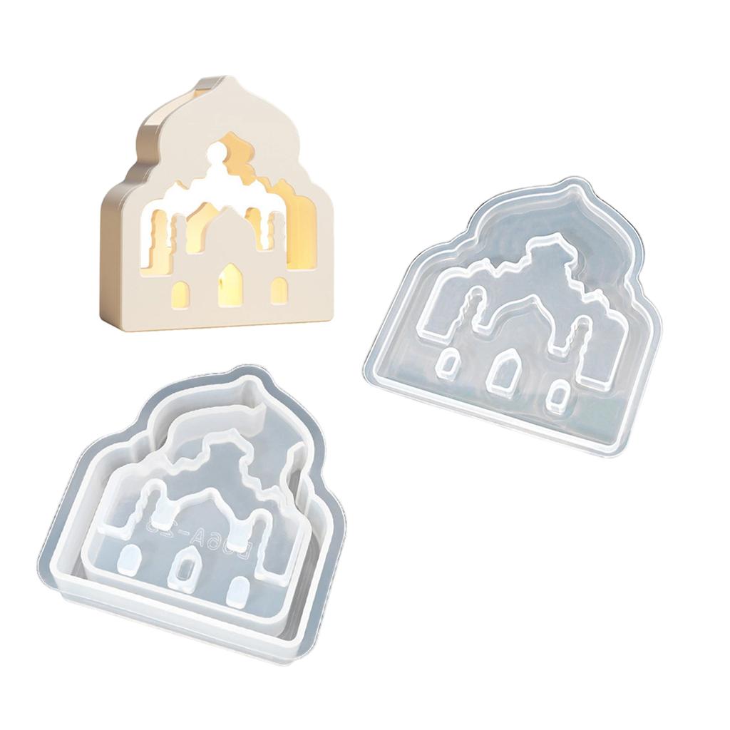 Creative Keyring Castes Mould Sturdy Silicone House Shpe Stylish Mould for Customes Name Craft Supplies Daily Use