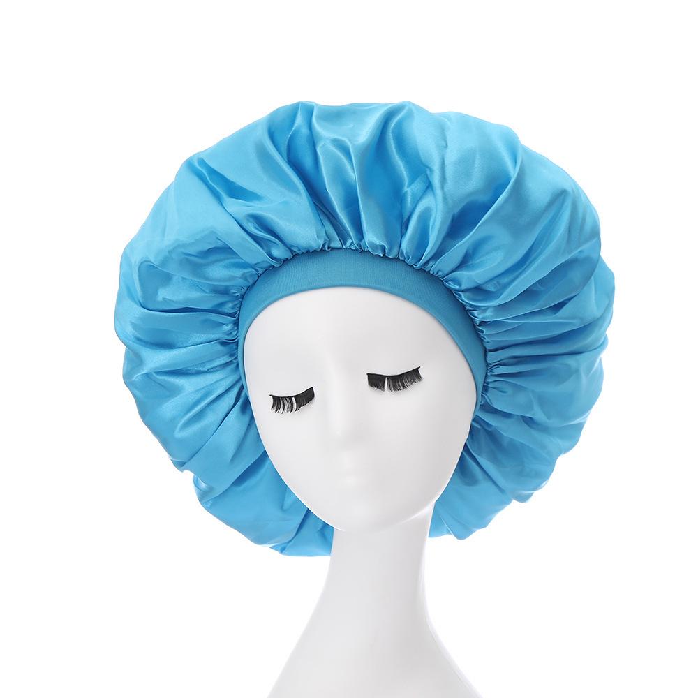 Extra Large Satin Sleep Cap: Wide Brim Headscarf for Hair Protection and Chemo Care