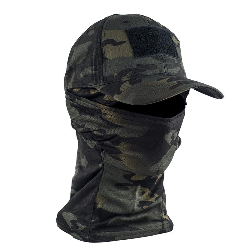 Russian Tactical Camouflage Mask Hat Baseball Cap Beanies Military Army Skullies Unisex Hip Hop Knitted Cap Elastic Outdoor Cap