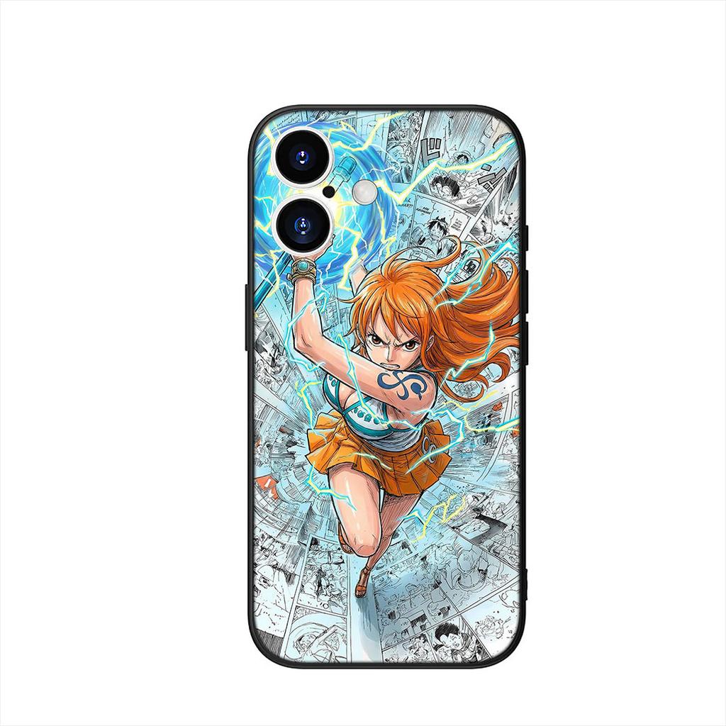 Zoro Nami One Pieces Luffy Phone Cover Case for Apple iPhone 17 16 15 11 Pro XS Max XR 6 7 8 Plus + SE 2020 5 16E Casing