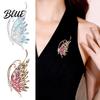 Butterfly Brooch Rhinestone Wing Lapel Pin Sweater Women Cardigan Coat