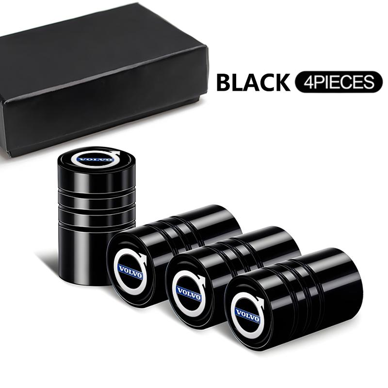 

4Pcs Car Valves Cap Tyre Inflation Valve Cover For Volvo Xc60 Xc90 V40 V60 S60 XC40 V50 V90 S80 C40 V70 XC70 C30 EX90 Rdesign
