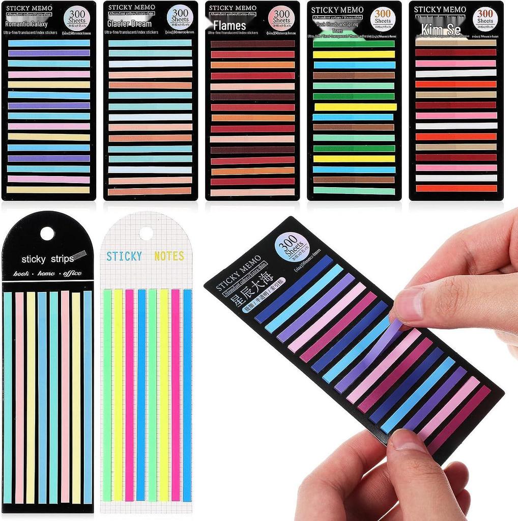 Triangle & Round Segmented Pull-out Strong Adhesive Sticky Notes for Memos