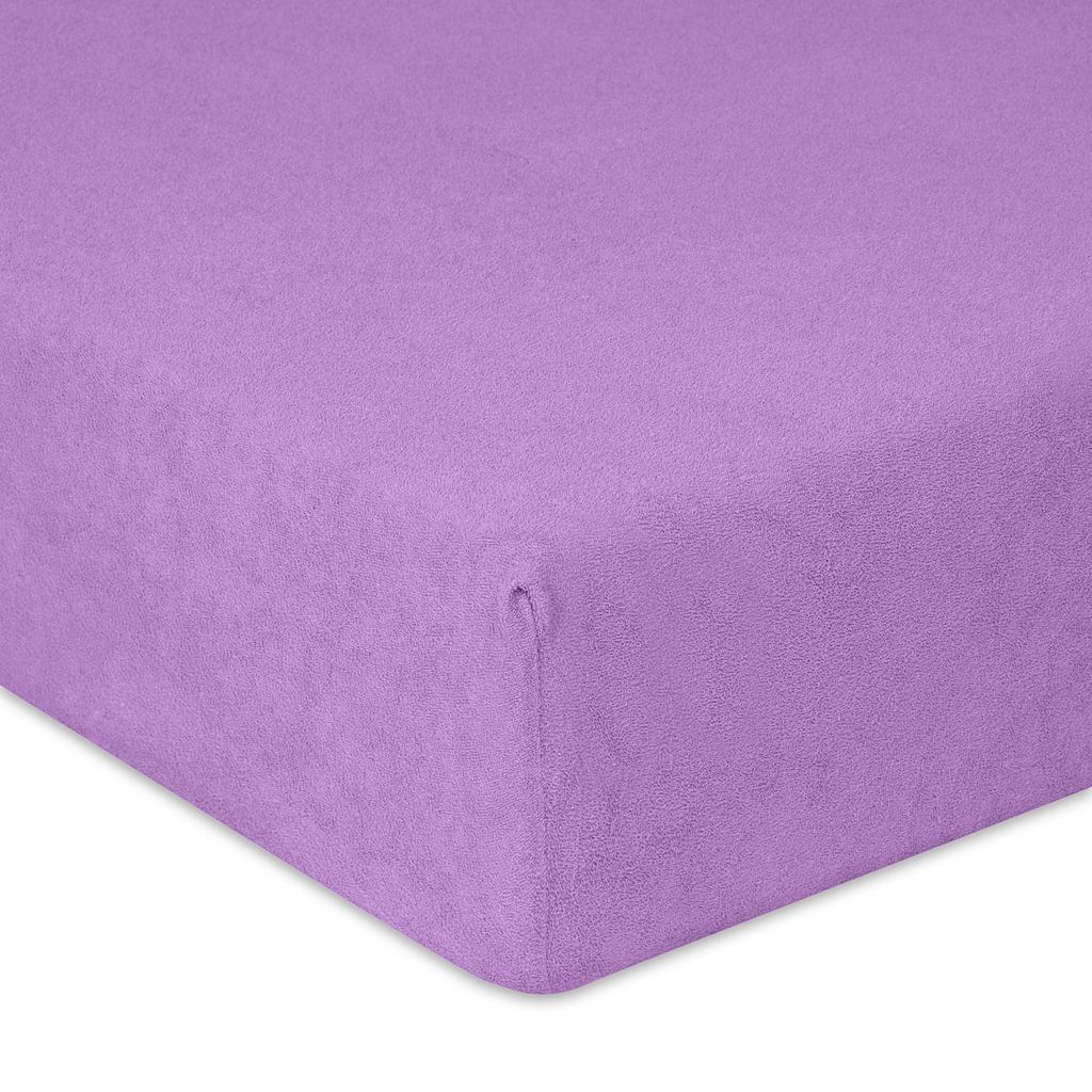 Premium terry sheet with elastic 180x190, 180x200x20, violet_19, matex