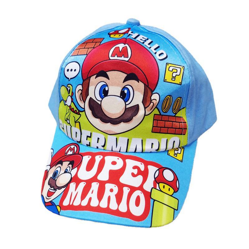 16 hues Super Marios Bros Animation Design Headwear Luigi Embroidery Animation Figure Peripherals Baseball Cap Shade Sun Protection kids Presents