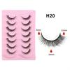 Seven Pairs of 5D Thick False Eyelashes, Natural Messy Eyelashes, Light and Unburdened, Self-grafted False Eyelashes