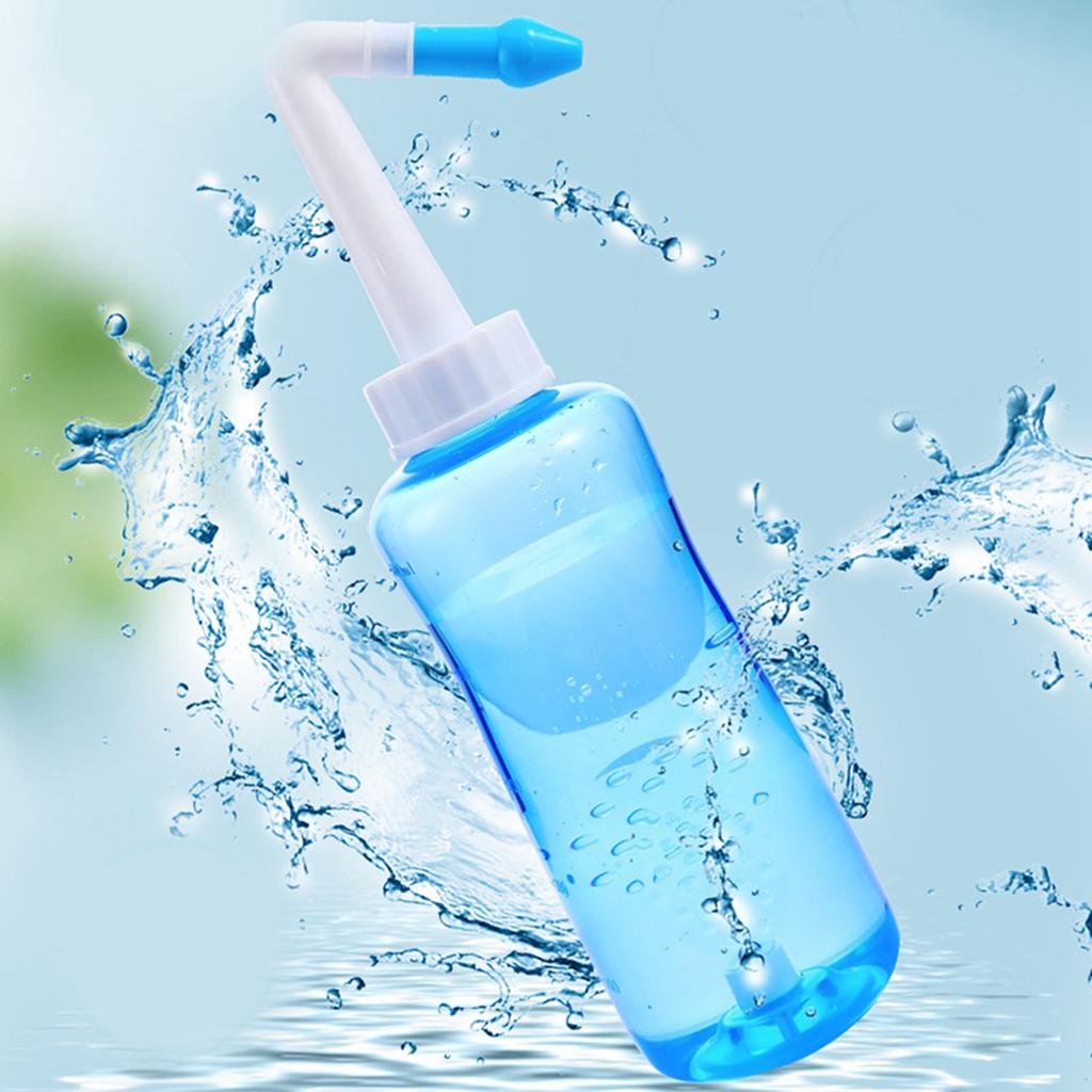 300ml Nose Rinse Bottle Food Grade Washing Nasal Irrigation System Cleaner for Adult Children