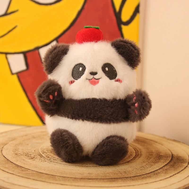 Panda Plush Keychain With Pp Cotton Filling For Gift And Collection