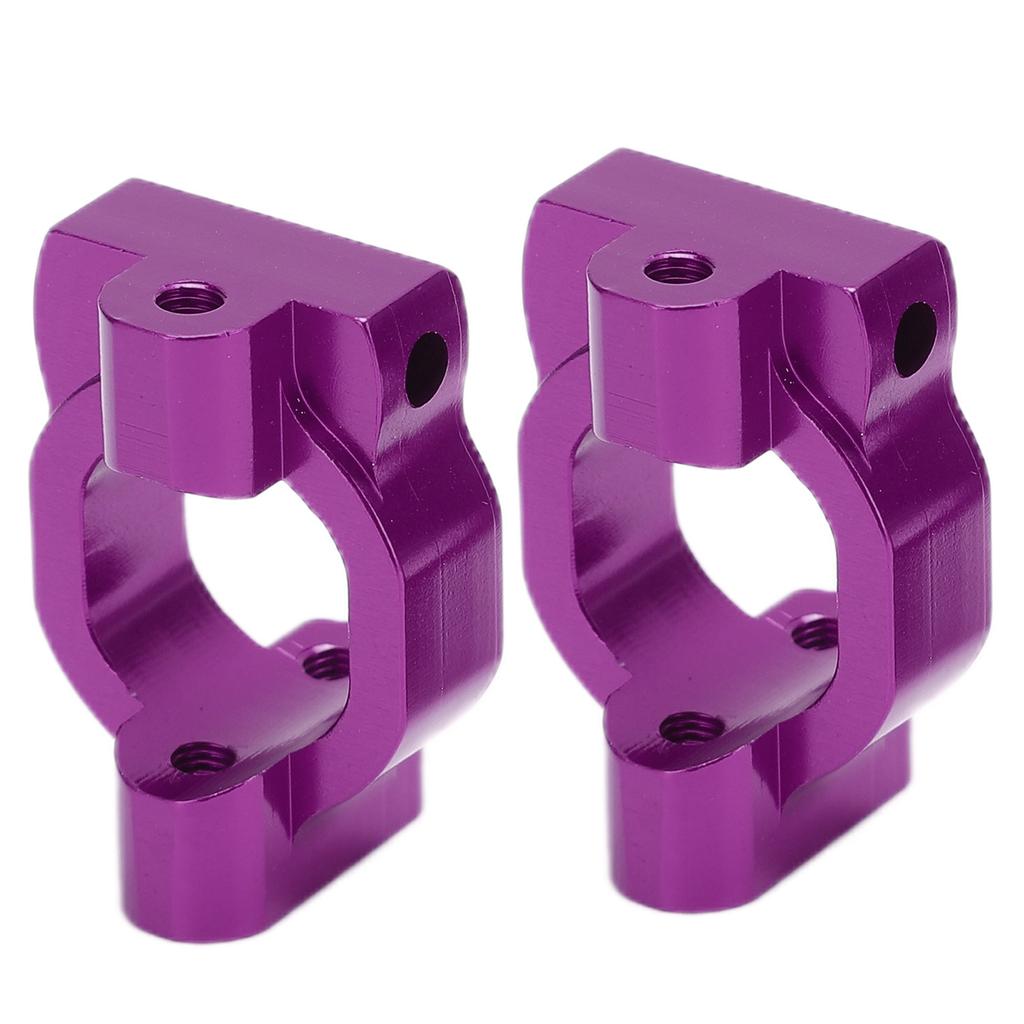 2PCS RC Wheel St Aluminum Alloy RC CShaped St Part for 1/10 Remote Control Car(Red )
