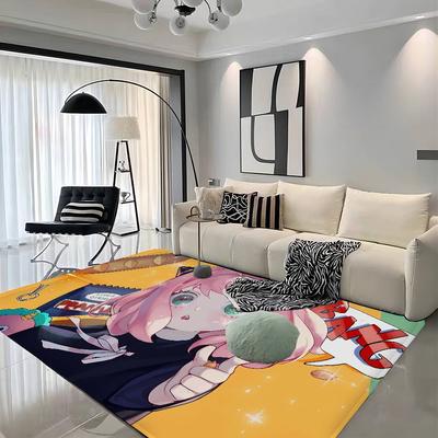 Anime Spy X Family Anya Room Mats Cheaper Anti-slip Modern Living Room Balcony Printed Household Carpets