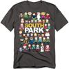 South Park Full Cast T-Shirt S-4XL Charcoal