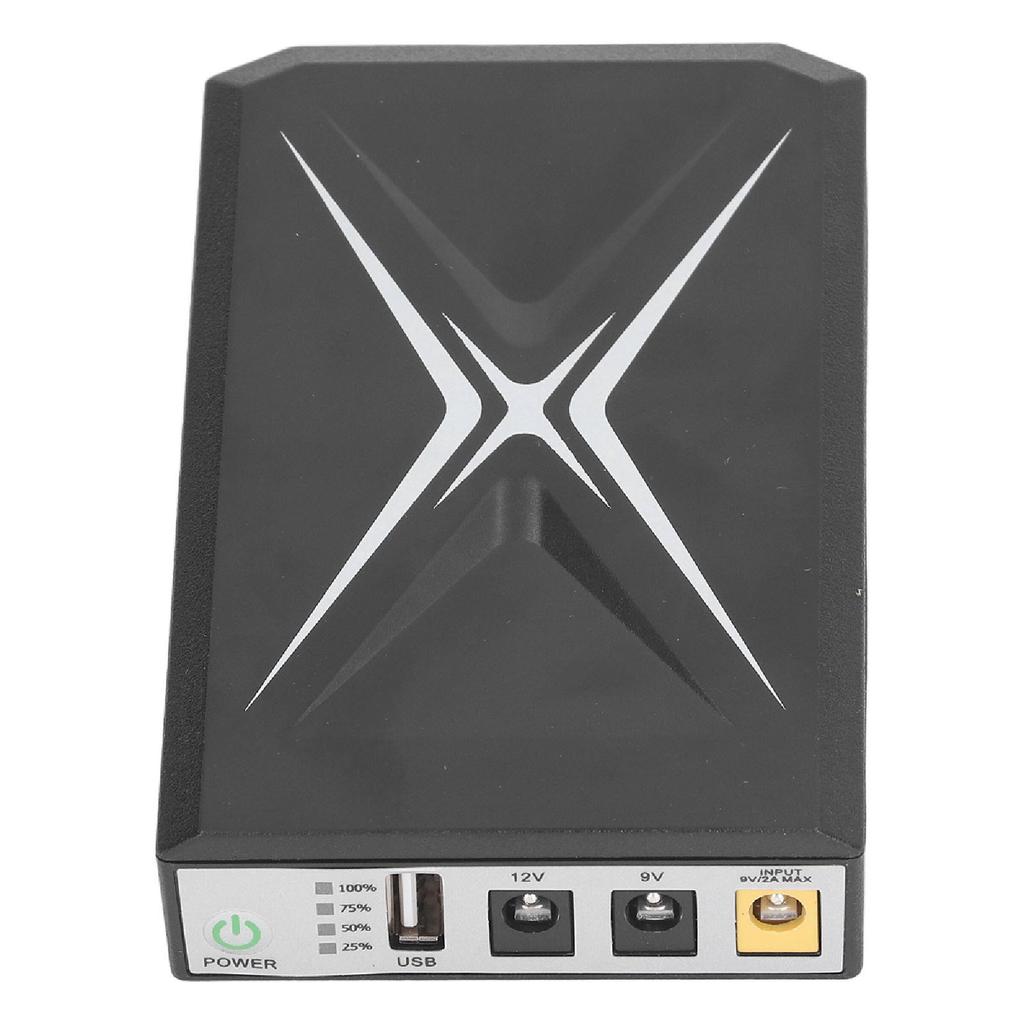 Uninterruptible Power Supply 8800mAh High Capacity Compact UPS System for Camera WiFi Router 9VDC Input