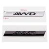 1 Pezzo Logo Emblema AWD 3D ABS Argento Nero Decalcomania Distintivo Posteriore per Bagagliaio Auto Per XE XJL F-PACE Adesivo AWD Accessori Stile Auto