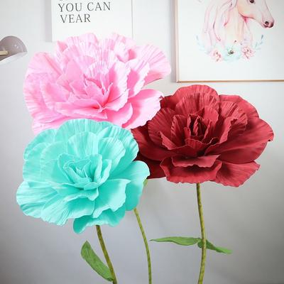Wedding Road Guide PE Rose Foam Flower 50cm Large Scene Flower New Simulation Window Flower