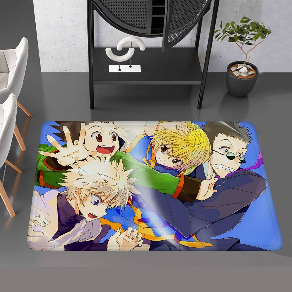Fantasy Comic Hunter X Hunter Floor Mat Rectangle Anti-slip Home Soft Badmat Front Door Indoor Outdoor Mat Welcome Doormat