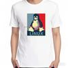 Linux Tux Penguin Tux Linux Pc Computer Geek Geeky Nerd Funny Shirts Graphic Tee Summer Short Sleeve Tee Cotton Printed Tshirt
