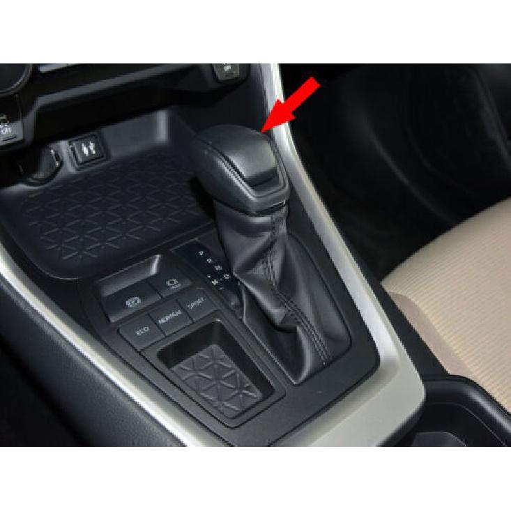 Console Gear Shift Knob Cover Trim 1PCS For Toyota RAV4 2019-2023 Steel Silver