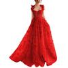 Robe de bal longue en dentelle et Tulle, motif papillon 3D, avec des appliques, robe de soirée formelle pour femmes, avec fente
