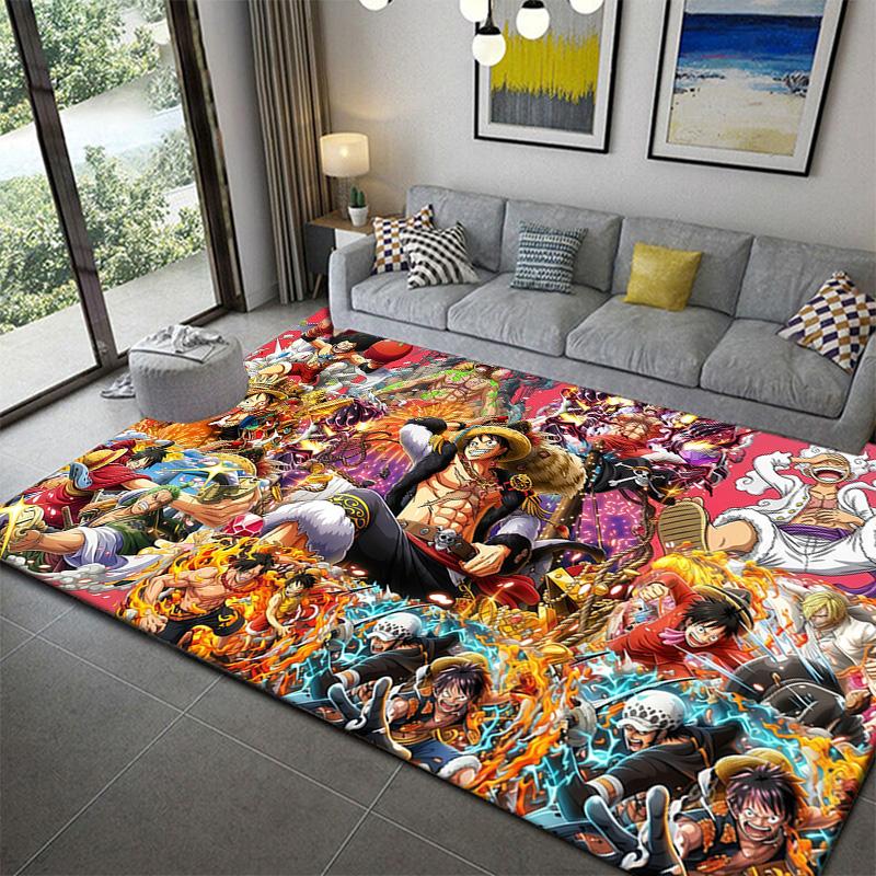

One Piece Classic Anime Pattern Rug Soft Non-Slip Durable Home Decor 60x90cm