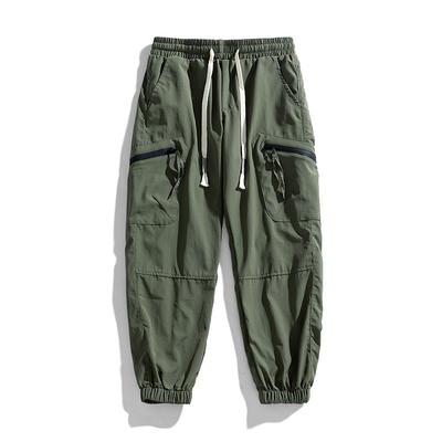 Summer Men's Casual Pants Fashion Loose and Versatile Sports Leggings Men's Mid-rise Overalls