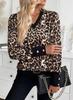 2025 New Spring V-neck Color Block Long Sleeve T-shirt