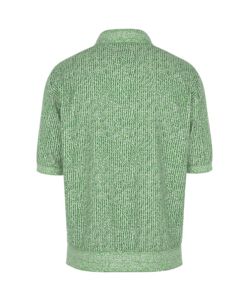 DREAMWORLD Bookle Half Collar Knit (Green)