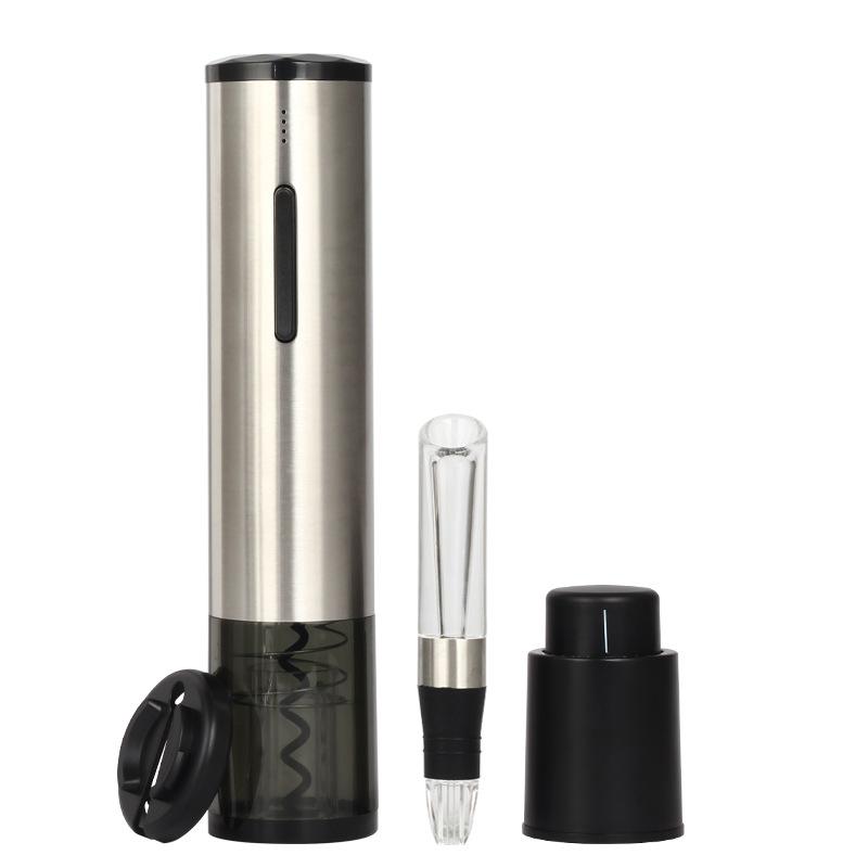 Electric Corkscrew Set Portable Wine Decanter Wine Pourer Red Wine Ware 4 Piece Gift Set Automatic Wine Driver