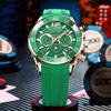 LIGE Neue Mode Herrenuhren Top Marke Luxus Quarz Armbanduhr Mann Sport Rotes Silikon Armbanduhr für Herren Reloj Hombre Chronograph